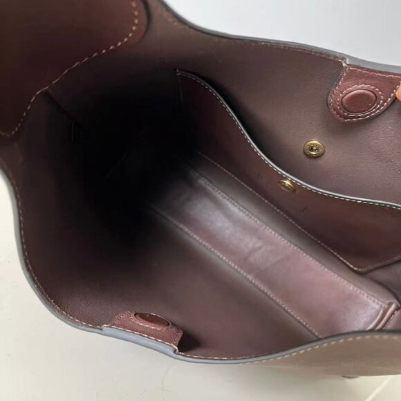 Coach Brooklyn Shoulder Bag 28 – Brass/Maple | NWT with Dust Bag - Picture 5 of 9